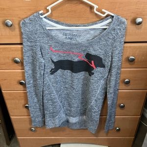 Bethany Mota Dachshund Lightweight Sweater